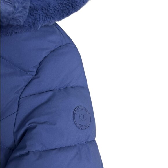 KENNETH COLE REACTION Designer Winter Puffer Long Parka Coat Womens Small - Picture 6 of 7